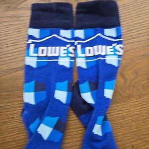 Blue Patterned Men's Socks